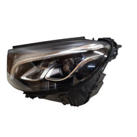 Headlight Headlamp Left A2539060901 & Right A2539061001 (Single Lens)  (Without Blaster) Compatible With MERCEDES-BENZ GLC (X253) 2015-2020 Tag No.115