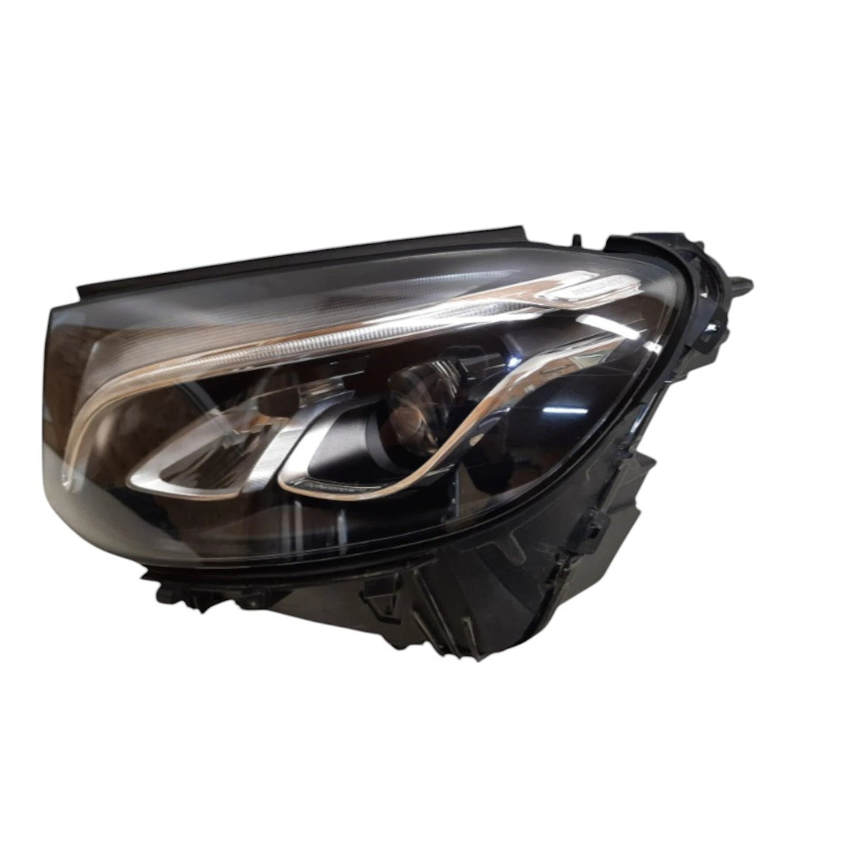Headlight Headlamp Left A2539060901 & Right A2539061001 (Single Lens)  (Without Blaster) Compatible With MERCEDES-BENZ GLC (X253) 2016-2019 Tag No.115