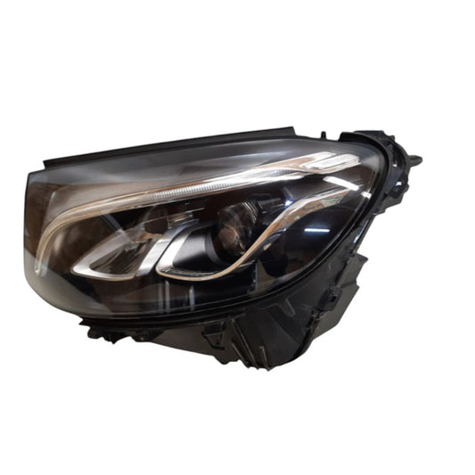 Headlight Headlamp Left A2539060901 & Right A2539061001 (Single Lens)  (Without Blaster) Compatible With MERCEDES-BENZ GLC (X253) 2015-2020 Tag No.115