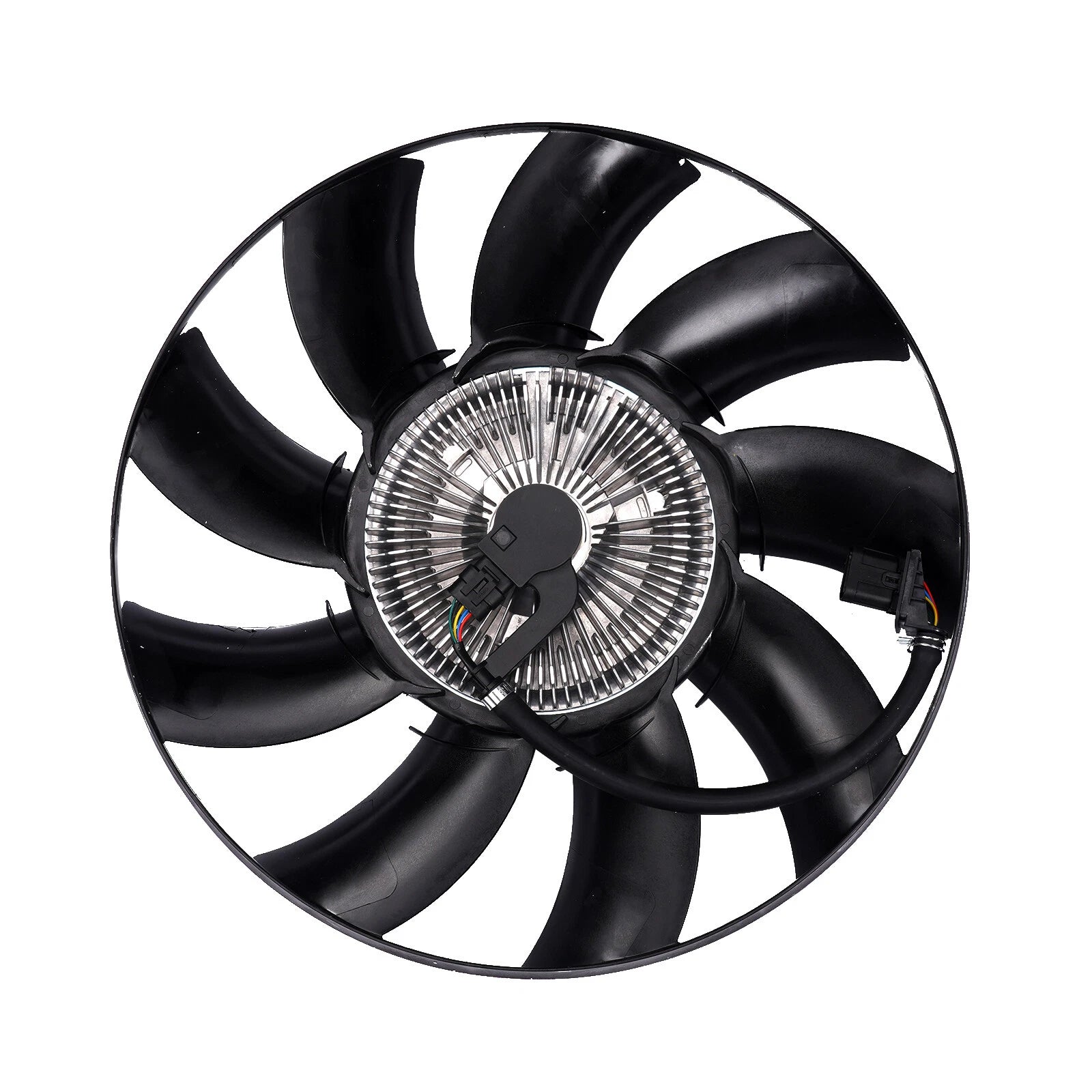 Engine Radiator Cooling Fan Assembly LR012644 Compatible With LAND ROVER RANGE ROVER IV (L405) & RANGE ROVER SPORT I (L320) & RANGE ROVER SPORT II (L494)