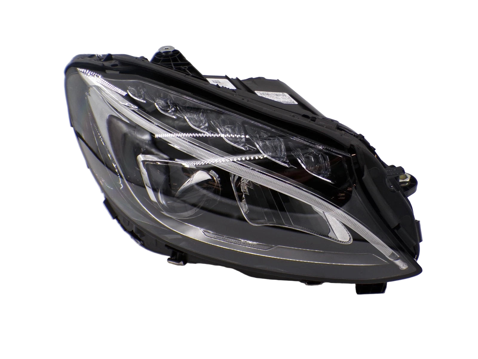 Headlight Headlamp  Left A2059067303 & Right A2059067403 A2058203661 (Single Lens) (Without Blaster) Compatible With  MERCEDES-BENZ C-CLASS (W205) & C-CLASS Convertible (A205) 2015-2018 Tag No.101