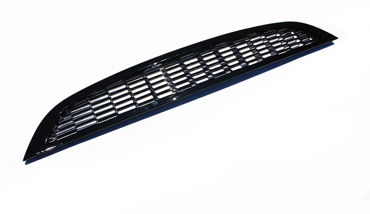 Front Upper Lower Glossy Black Grille Compatible With Mini Cooper R50 R52 R53
