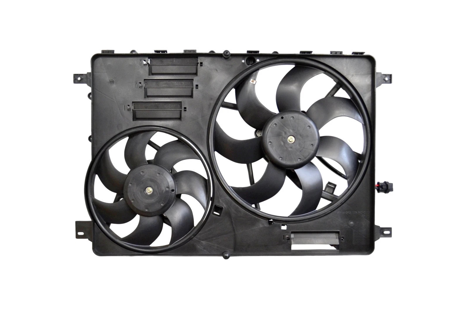 Radiator Fan Assembly LR044833 LR100366 Compatible With Land Rover Discovery Sport  (L550) & Land Rover Range Rover Evoque  (L538)