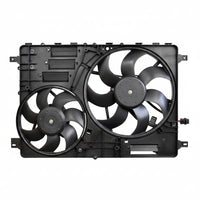 Radiator Fan Assembly LR044833 LR100366 Compatible With Land Rover Discovery Sport  (L550) & Land Rover Range Rover Evoque  (L538)