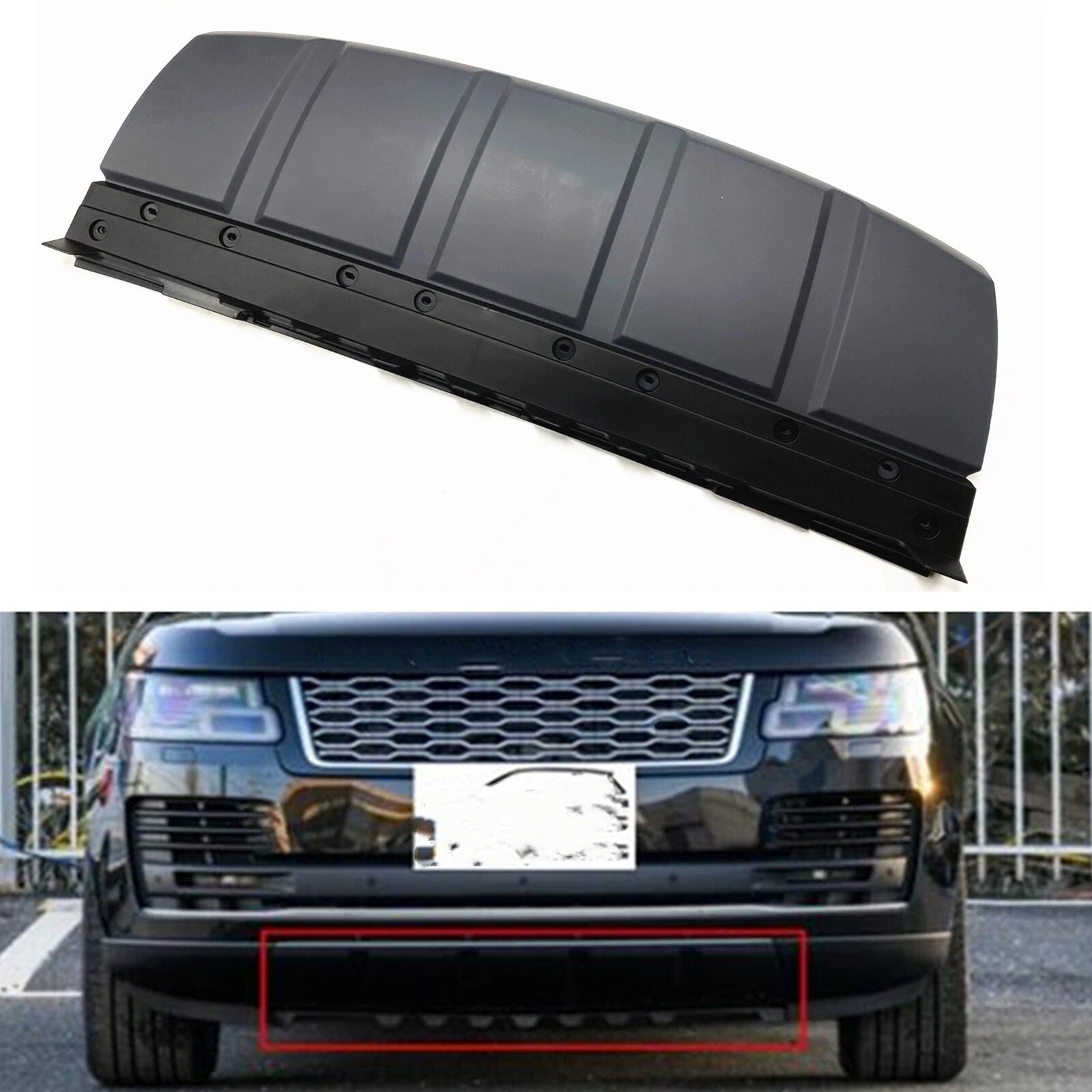 Front Bumper Tow Hook Cover LR117512 Compatible With Land Rover Range Rover Vogue - L405 (2018-2022) Tag No.909