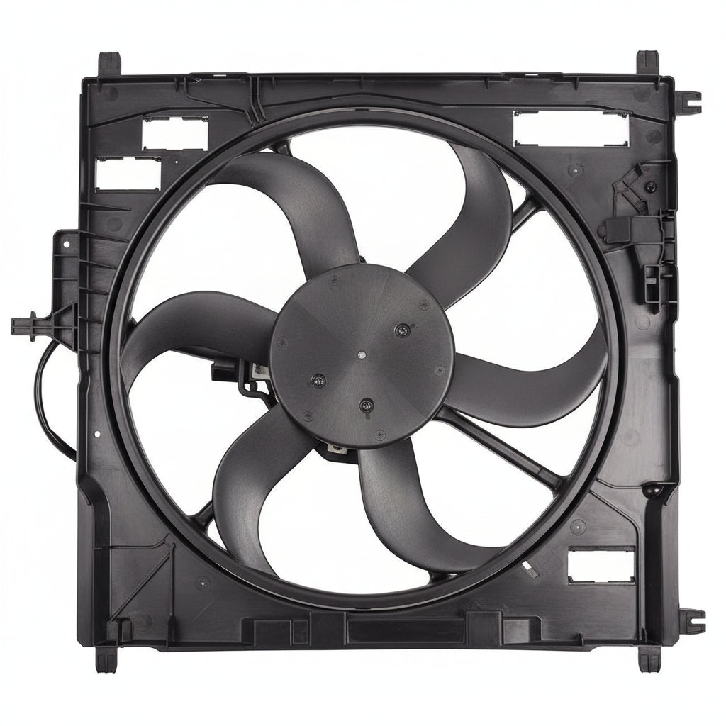 Engine Radiator Cooling Fan Assembly (7 Blades) 17428618240 17427598740 17427533558Compatible With BMW X5 (E70)