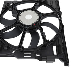Engine Radiator Cooling Fan Assembly 17428509741 17414578976 17427806017 17428509743 17427802943 Compatible With BMW 5 Series (F10) & 5 Gran Turismo (F07) & 7 Series (F01, F02, F03, F04)