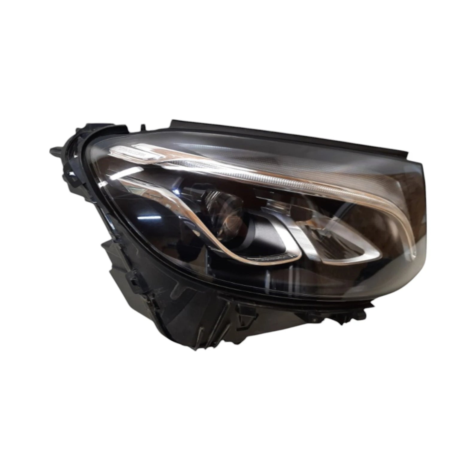 Headlight Headlamp Left A2539060901 & Right A2539061001 (Single Lens)  (Without Blaster) Compatible With MERCEDES-BENZ GLC (X253) 2015-2020 Tag No.115