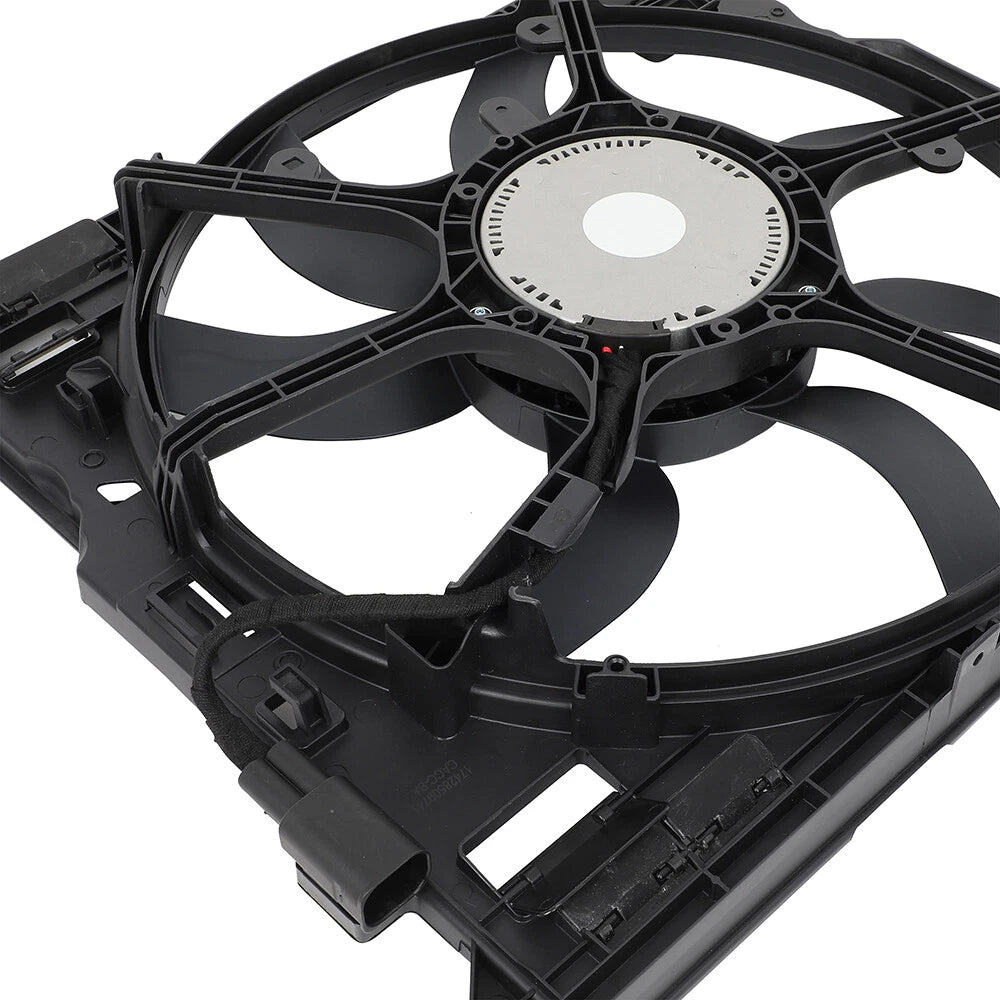 Engine Radiator Cooling Fan Assembly 17428509741 Compatible With BMW 5 Series (F10) & 5 Gran Turismo (F07) & 7 Series (F01, F02, F03, F04)