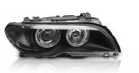 Complete Headlight Assembly  Left 63117182513 & Right 63117182514 Compatible With BMW E93 (Old) 2006-2010