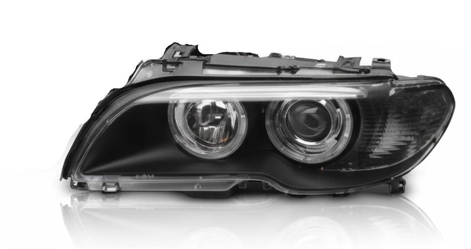 Complete Headlight Assembly  Left 63117182513 & Right 63117182514 Compatible With BMW E93 (Old) 2006-2010