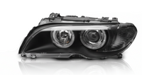 Complete Headlight Assembly  Left 63117182513 & Right 63117182514 Compatible With BMW E93 (Old) 2006-2010