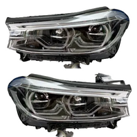 Complete Headlight Set Left 63117461883 & Right 63117461884 Compatible With BMW G32 2017-2020