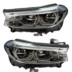 Complete Headlight Set Left 63117461883 & Right 63117461884 Compatible With BMW G32