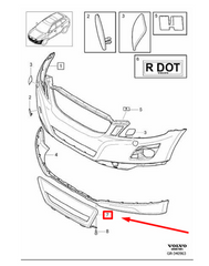 Front Bumper Chrome 30764992  Compatible With VOLVO XC60 (2010-2013) Tag No.24