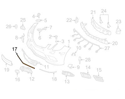 Front Bumper Chrome  2078852321 Compatible With MERCEDES BENZ E-CLASS  C207 2010-2013 Tag No.138