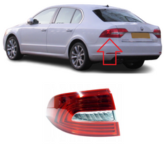 Tail Light Assy Set Left 3T5945095A & Right 3T5945096A Compatible With Skoda Superb (2013-2015) Tag No.178