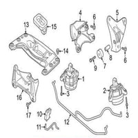 Rear Engine Transmission Mount 22316770289 22316761094 Compatible With BMW 5 Series F10 & 7 Series F01, F02, F03, F04
