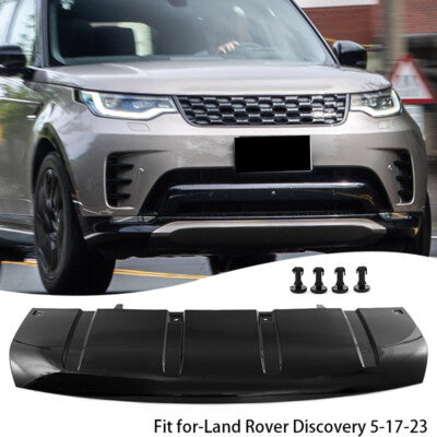 Front Bumper Skid Plate (Glossy Black) LR083106 Compatible With Land Rover Discovery 5 L462 (2017-20)
