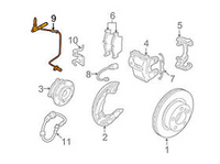Front Left/Right ABS Wheel Speed Sensor 34526760424 34526785020 34526870075 34526762465 Compatible With BMW 3 Series E90