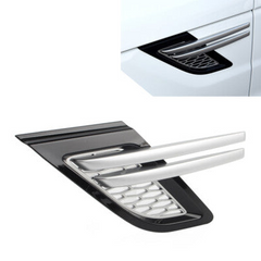Front Fender Grille Silver Right LR053796 Left LR053800 Compatible With RANGE ROVER SPORT I (L320)