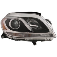 Complete Headlight Set Left 1668206961 & Right 1668207061 Compatible With Mercedes Benz W166 M-Class (2012–2015)