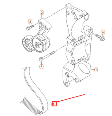 Belt 6PK1120 Compatible With AUDI TT (8J3) & SKODA OCTAVIA I (1U2) Tag-BEL-45