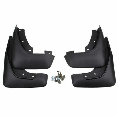 Front & Rear Wheel Mud Guard Flap (Set of 4) 30664836 30796914 Compatible With Volvo S80 (2007-16)
