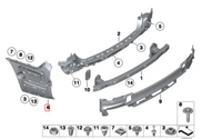 Rear Bumper bracket Left 51127183885 & Right 51127183886 Compatible With BMW 7 Series F02 LCI (2009-2015) Tag No.1661