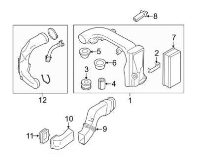 Mass Air Flow Sensor 13627804150/13627807020 Compatible With BMW X5 (E70), X5 (F15, F85)