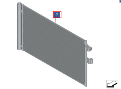 AC Condenser 64539389411 64539473848 Compatible with BMW X3 (G01, F97, G08) & X4 (G02, F98) & X5 (G05, F95)