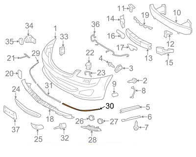 Front  Bumper Chrome Left 2218850121 & Right 2218850221 Compatible With MERCEDES BENZ S-CLASS W221 2009-2013