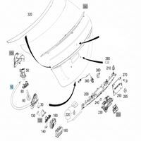 Rear Trunk Tailgate Door Lock Latch Actuator Assembly 2047500485 Compatible With MERCEDES-BENZ C-CLASS (W204) & C-CLASS (W205) & CLS (C218) & E-CLASS (W212) & E-CLASS (W213) (2011-19)