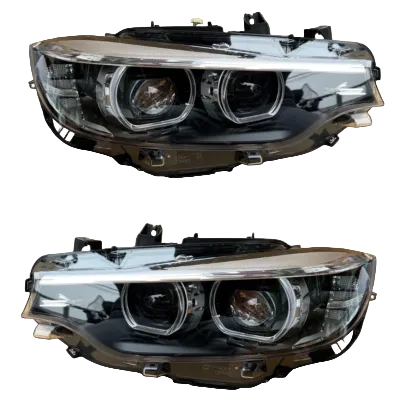 Complete Headlight Assembly (New LED) Left 63117478151 & Right 63117478152 Compatible With BMW F32 2017-2020