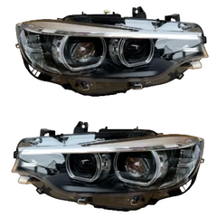 Complete Headlight Assembly (New LED) Left 63117478151 & Right 63117478152 Compatible With BMW F32 2017-2020