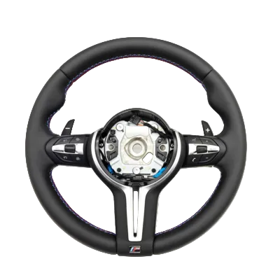 Steering Wheel Leather (Big Hole) Compatible With BMW F10