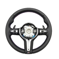 Steering Wheel Leather (Big Hole) Compatible With BMW F10