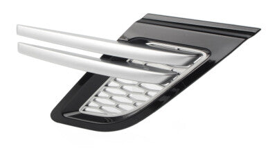 Front Fender Grille Silver Right LR053796 & Left LR053800 Compatible With RANGE ROVER SPORT I (L320) Tag No.04
