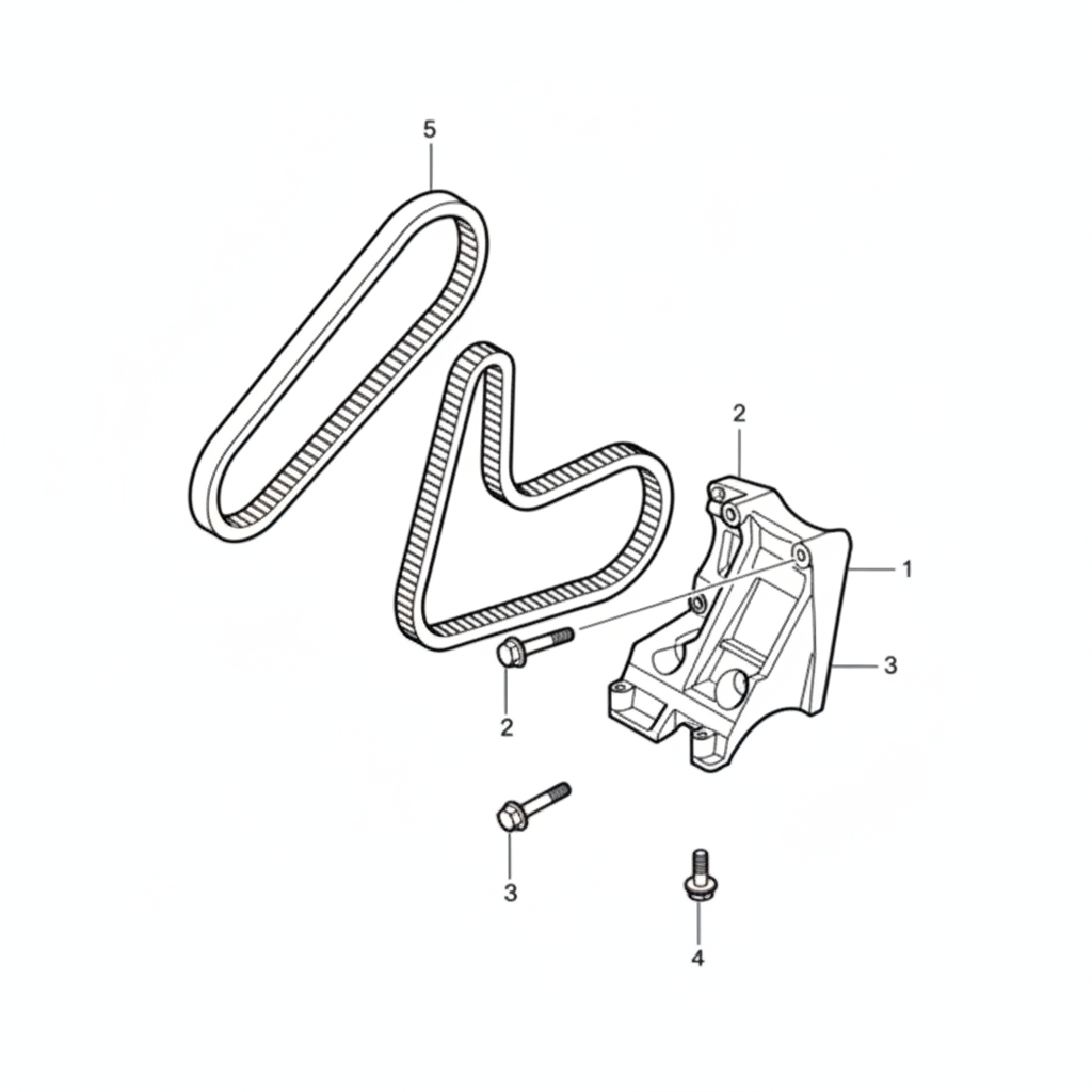 Elast Multi Rib Belt 6PK1059 30650847 Compatible With VOLVO S40 (CONTINENTAL)