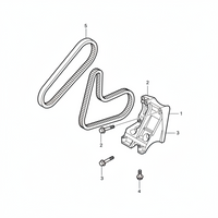 Elast Multi Rib Belt 6PK1059 30650847 Compatible With VOLVO S40 (CONTINENTAL)