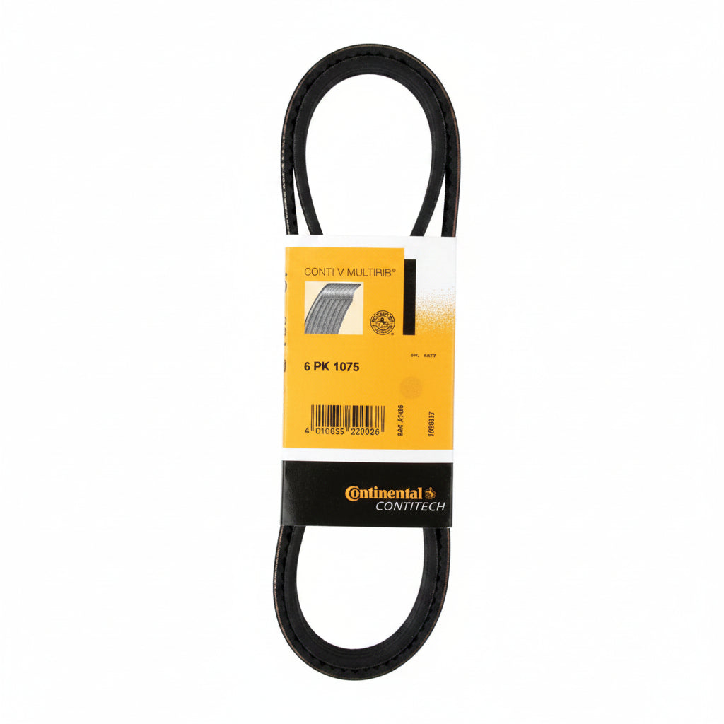 Multi Rib Belt 6PK1075 A0039935396 Compatible With MERCEDES-BENZ C-CLASS (W205) C-CLASS Convertible (A205) E-CLASS (W213) (CONTINENTAL)