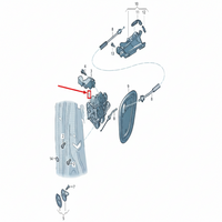Front Door Latch (6 Pin) Left 8X2837015C Right 8X2837016C Compatible With AUDI A3 Convertible (8V7, 8VE) | A3 / S3 A3 Limousine (8VS, 8VM) | A3 / S3