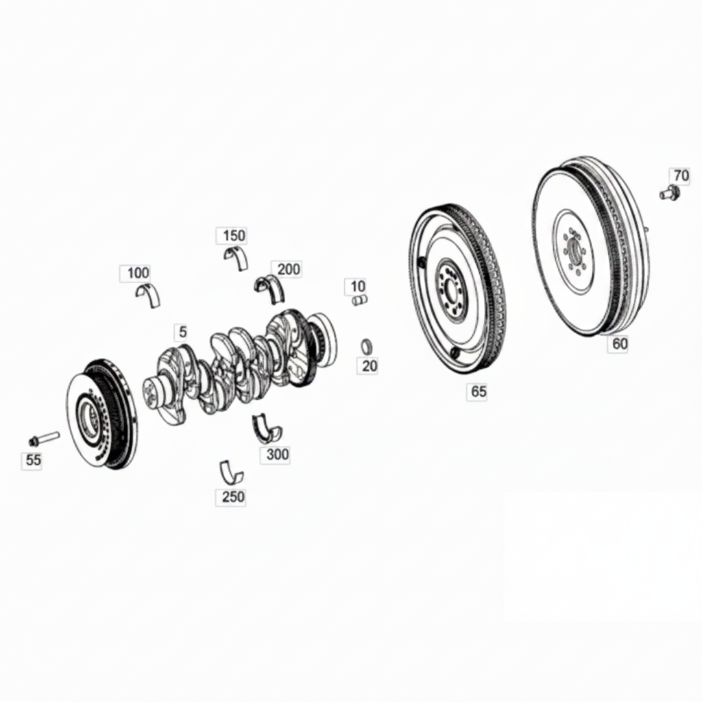 Belt Pulley VD1221 6540300003 Compatible with MERCEDES-BENZ A-CLASS Saloon (V177), C-CLASS (W205), CLS (C257) (CONTINENTAL)