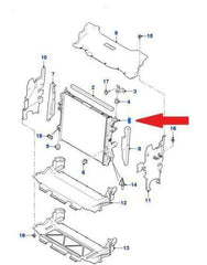 Radiator C2D26048 C2D38733 C2Z10787 Compatible with JAGUAR XF I (X250) & XJ (X351)