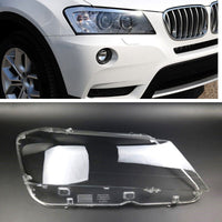 Front Headlight Glass Compatible with  BMW X3 F25 2011 - 2014.