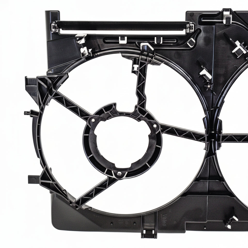 Cooling Radiator Fan Assembly Base 8k0121207A  Compatible With AUDI A4 B8 (8K2) | A4 / S4 & Q3 (8UB, 8UG) & Q5 (8RB) & A6 C7 (4G2, 4GC) | A6 / S6