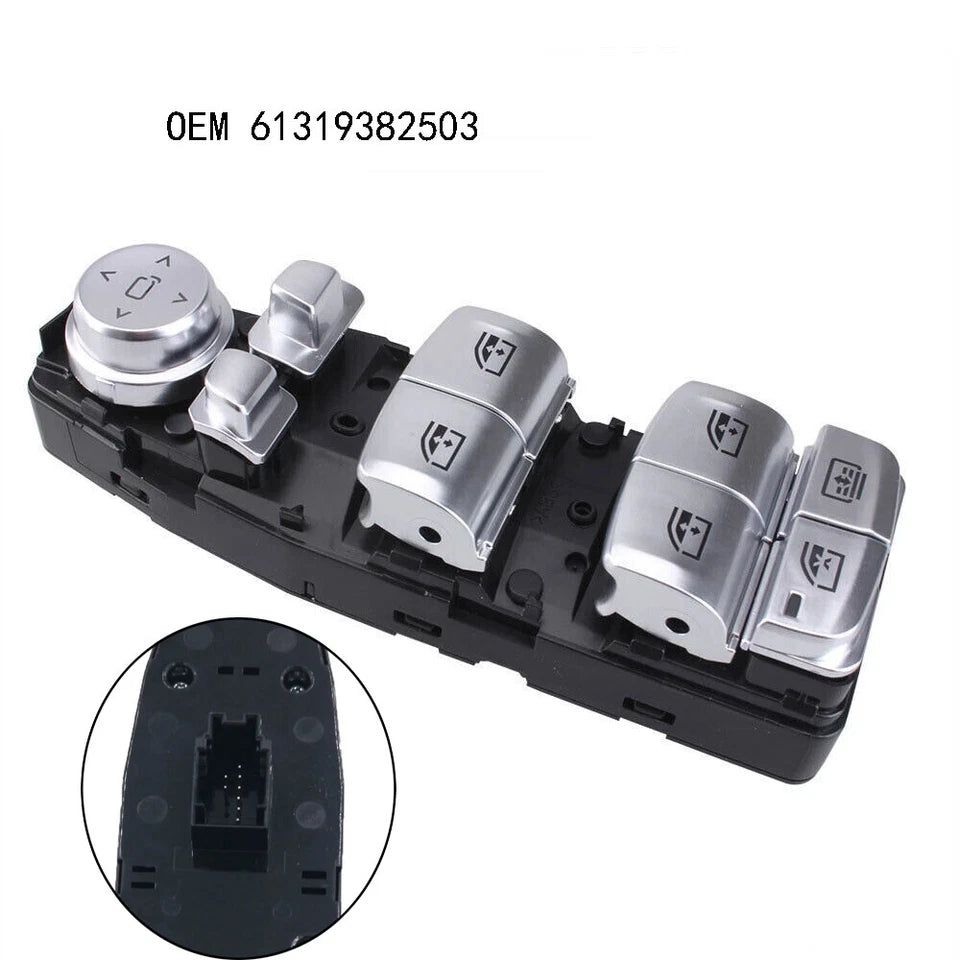 Power Window Switch 61319382503 9382503 Compatible with BMW 7-Series (G11, G12) Tag No.142