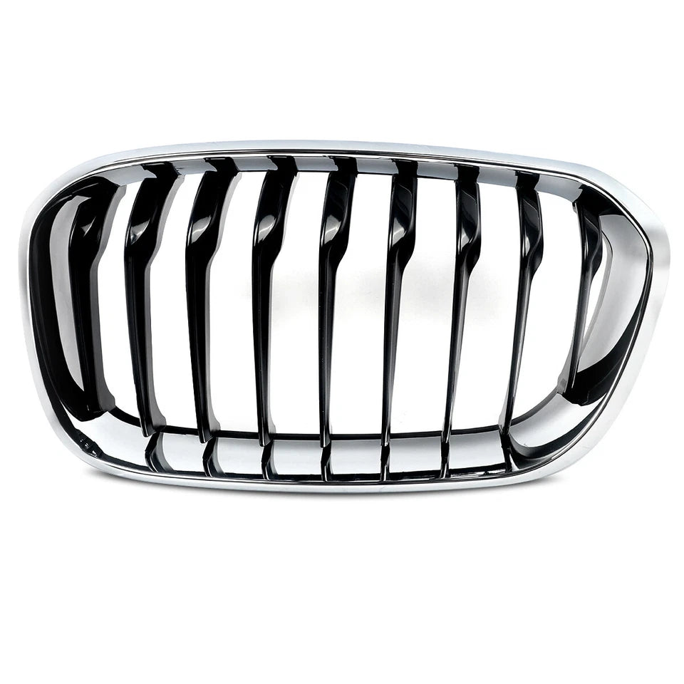 Outer Chrome Show Grill Left 51137371685 & Right 51137371686 Compatible With BMW 1 Series (F20) (2015-2017) Tag No.123