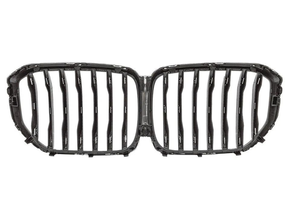Kidney Grill 51137454887 Silver Chrome  Compatible With BMW X5 G05 Tag 66