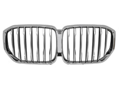 Kidney Grill 51137454887 Silver Chrome  Compatible With BMW X5 G05 Tag 66
